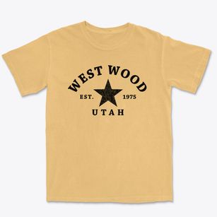 West Wood Utah Star Premium Heavyweight T-shirt