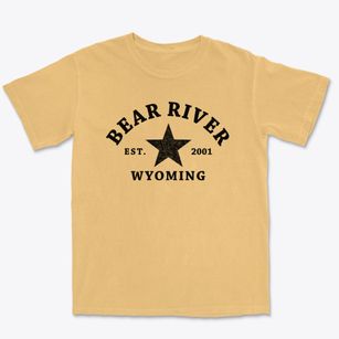 Bear River Wyoming Star Premium Heavyweight T-shirt
