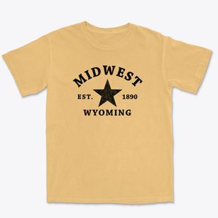 Midwest Wyoming Star Premium Heavyweight T-shirt