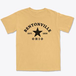 Bentonville Ohio Star Premium Heavyweight T-shirt