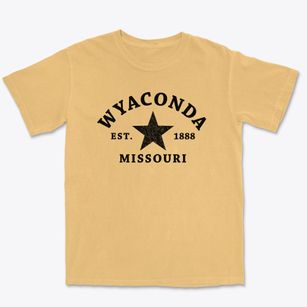 Wyaconda Missouri Star Premium Heavyweight T-shirt