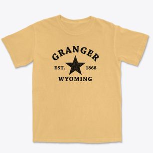 Granger Wyoming Star Premium Heavyweight T-shirt