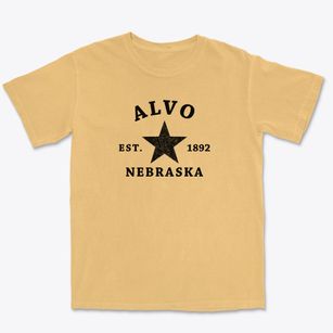 Alvo Nebraska Star Premium Heavyweight T-shirt