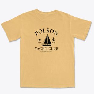 Polson Montana Yacht Club Premium Heavyweight T-shirt