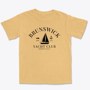 Brunswick Georgia Yacht Club Premium Heavyweight T-shirt