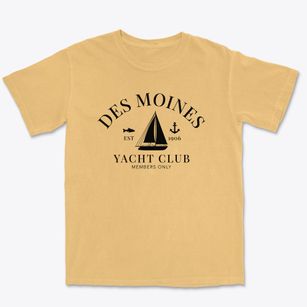 Des Moines New Mexico Yacht Club Premium Heavyweight T-shirt