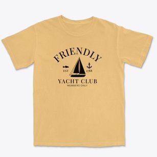 Friendly Maryland Yacht Club Premium Heavyweight T-shirt