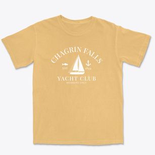 Chagrin Falls Ohio Yacht Club Premium Heavyweight T-shirt