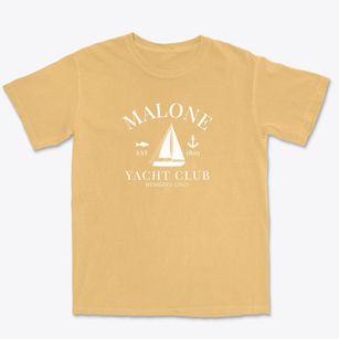 Malone New York Yacht Club Premium Heavyweight T-shirt