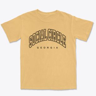 Social Circle Georgia Inline Premium Heavyweight T-shirt