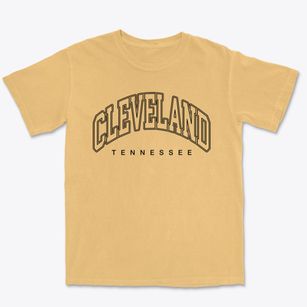Cleveland Tennessee Inline Premium Heavyweight T-shirt