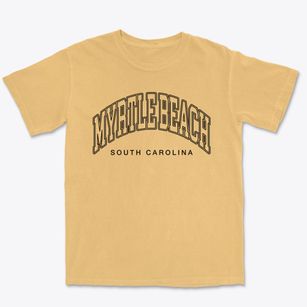 Myrtle Beach South Carolina Inline Premium Heavyweight T-shirt