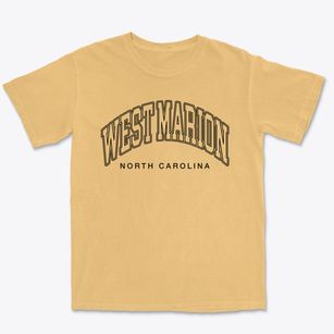 West Marion North Carolina Inline Premium Heavyweight T-shirt