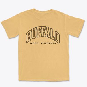 Buffalo West Virginia Inline Premium Heavyweight T-shirt