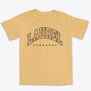 Laurel Nebraska Inline Premium Heavyweight T-shirt
