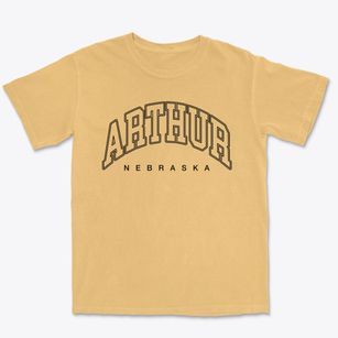 Arthur Nebraska Inline Premium Heavyweight T-shirt