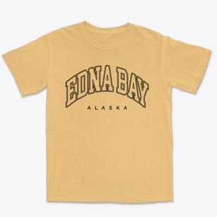 Edna Bay Alaska Inline Premium Heavyweight T-shirt