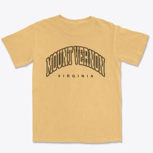Mount Vernon Virginia Inline Premium Heavyweight T-shirt