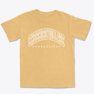 Cheshire Village Connecticut Inline Premium Heavyweight T-shirt