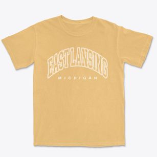 East Lansing Michigan Inline Premium Heavyweight T-shirt