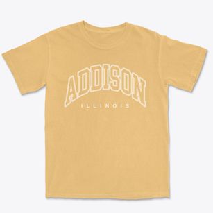 Addison Illinois Inline Premium Heavyweight T-shirt