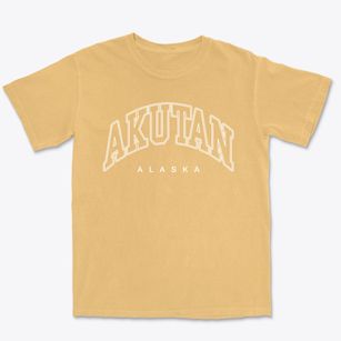 Akutan Alaska Inline Premium Heavyweight T-shirt