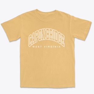 Capon Bridge West Virginia Inline Premium Heavyweight T-shirt
