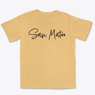San Mateo California Freestyle Premium Heavyweight T-shirt