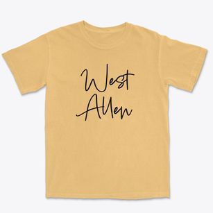 West Allen New York Freestyle Premium Heavyweight T-shirt
