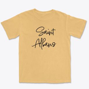 Saint Albans Maine Freestyle Premium Heavyweight T-shirt