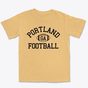 Portland Georgia Football Premium Heavyweight T-shirt