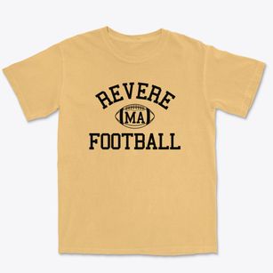 Revere Massachusetts Football Premium Heavyweight T-shirt