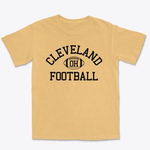 Cleveland Ohio Football Premium Heavyweight T-shirt