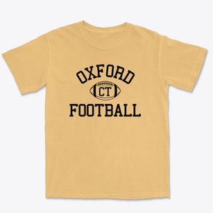 Oxford Connecticut Football Premium Heavyweight T-shirt