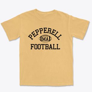Pepperell Massachusetts Football Premium Heavyweight T-shirt