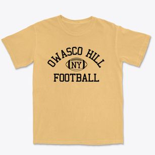 Owasco Hill New York Football Premium Heavyweight T-shirt