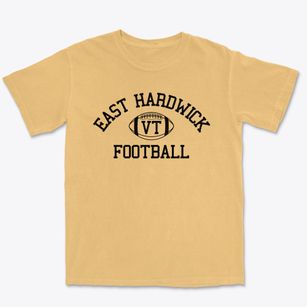 East Hardwick Vermont Football Premium Heavyweight T-shirt