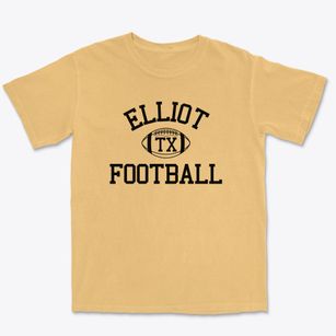 Elliot Texas Football Premium Heavyweight T-shirt