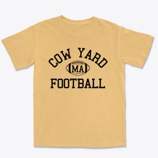 Cow Yard Massachusetts Football Premium Heavyweight T-shirt