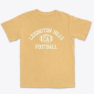 Lexington Hills California Football Premium Heavyweight T-shirt