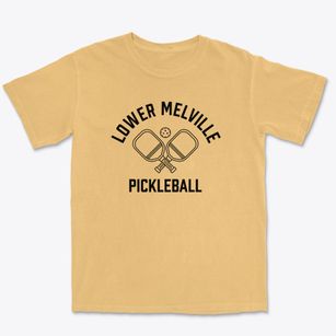 Lower Melville New York Pickleball Premium Heavyweight T-shirt