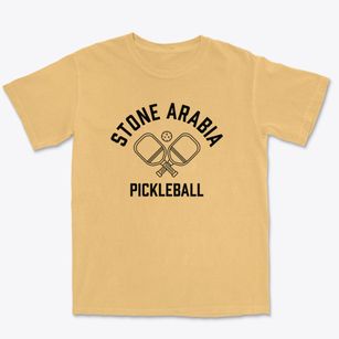 Stone Arabia New York Pickleball Premium Heavyweight T-shirt