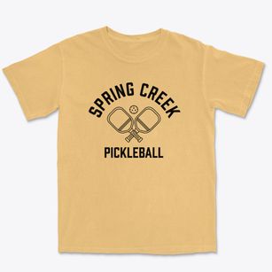 Spring Creek Florida Pickleball Premium Heavyweight T-shirt