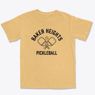 Baker Heights Washington Pickleball Premium Heavyweight T-shirt