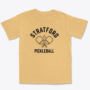 Stratford Connecticut Pickleball Premium Heavyweight T-shirt