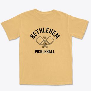 Bethlehem Connecticut Pickleball Premium Heavyweight T-shirt