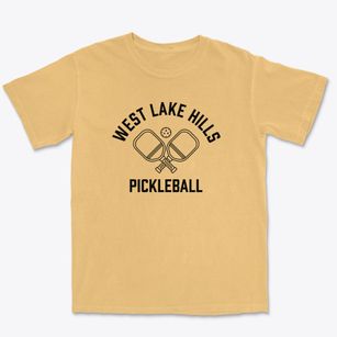 West Lake Hills Texas Pickleball Premium Heavyweight T-shirt