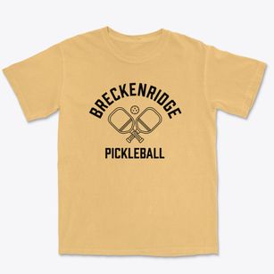 Breckenridge Minnesota Pickleball Premium Heavyweight T-shirt