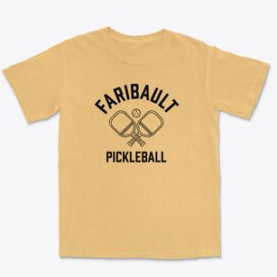 Faribault Minnesota Pickleball Premium Heavyweight T-shirt