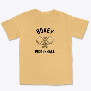 Bovey Minnesota Pickleball Premium Heavyweight T-shirt